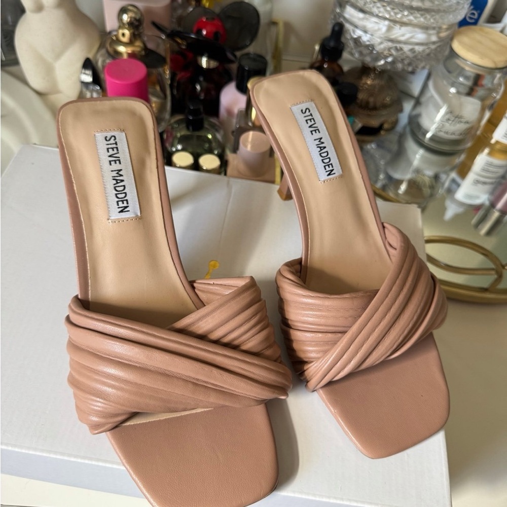 Steve Madden Women's Pink Heeled Sandals